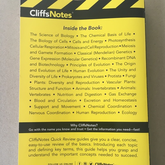 Biology Cliff Notes - Picture 2 of 2